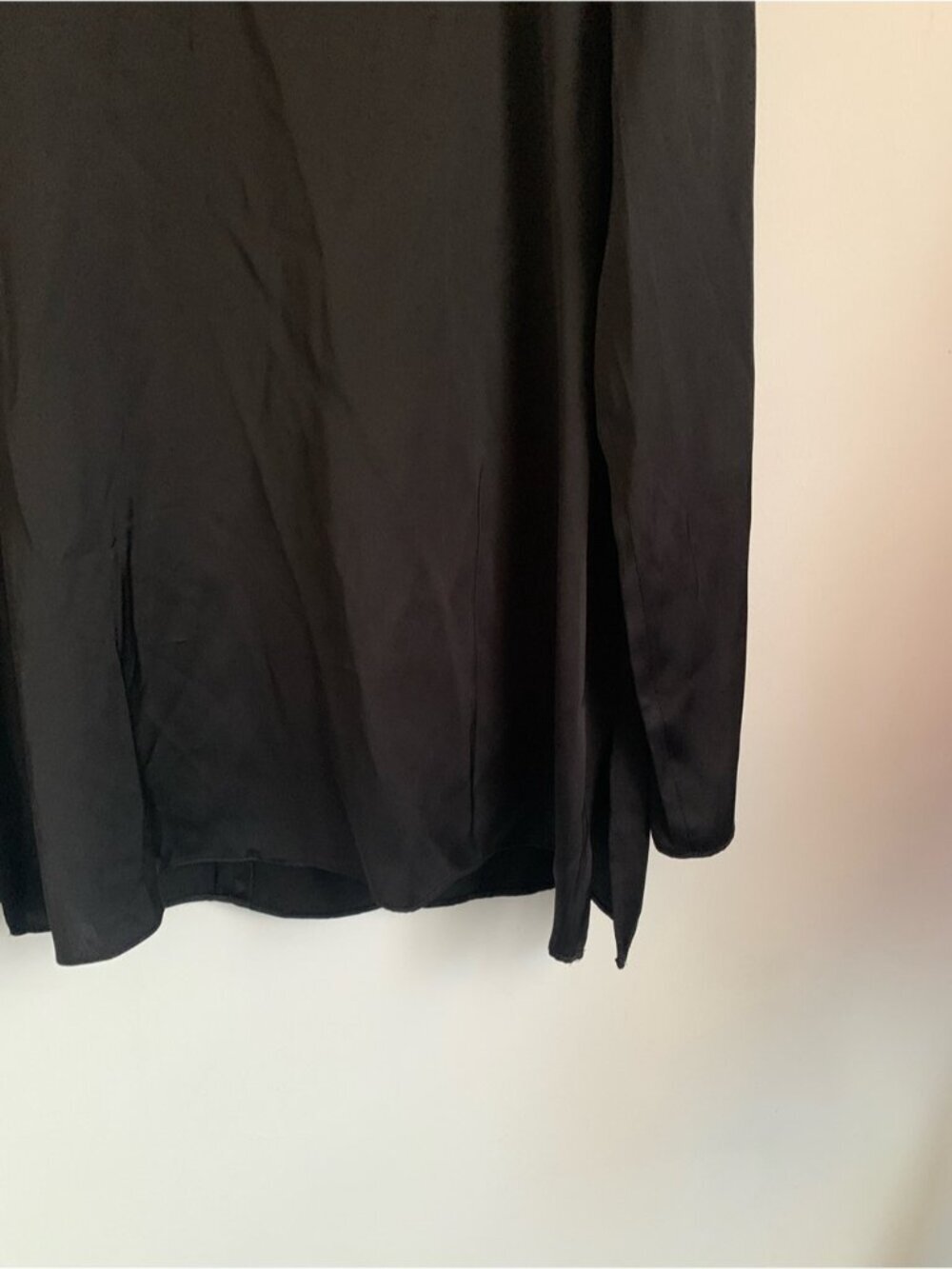 NWT Zara High Neck Satin Blouse - Picture 3 of 8